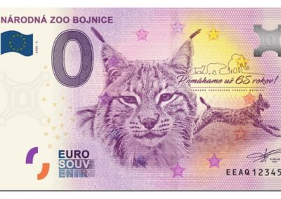 Euro Souvenir bankovka 2020