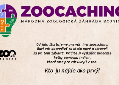 Národná zoo Bojnice predstavuje: ZOOCACHING