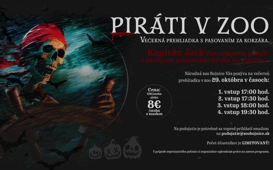 Za bránami bojnickej zoo vyčíňali piráti!