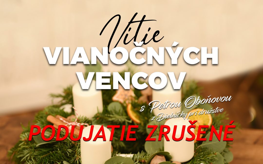 Vitie vianočných vencov
