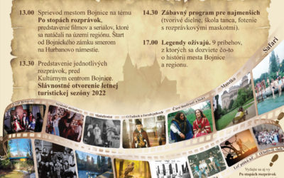 Otvorenie Letnej turistickej sezóny sa neúprosne blíži, nepremeškajte príležitosť stráviť sobotu vo svete rozprávok