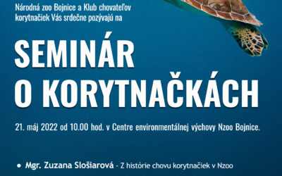 Pozvánka na seminár o korytnačkách