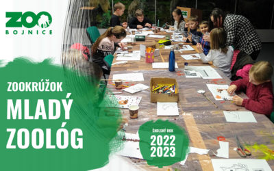 Školský rok 2022/2023 je za dverami a spolu s ním prichádza obľúbený zookrúžok, známy pod názvom „Mladý zoológ“