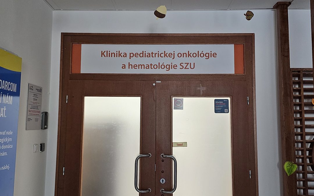 Navštívili sme Kliniku pediatrickej onkológie a hematológie v Banskej Bystrici