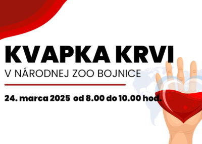 Kvapka krvi v Národnej zoo Bojnice